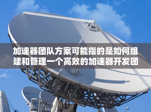 加速器团队方案可能指的是如何组建和管理一个高效的加速器开发团队，尤其是在大数据、高性能计算（HPC）或人工智能（AI）领域。以下是一个可能的团队方案框架，供参考