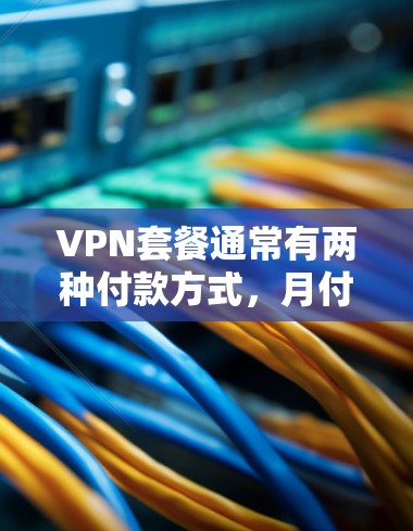 VPN套餐通常有两种付款方式，月付和年付。选择哪种方式取决于你的需求和预算。以下是一些常见的VPN套餐信息