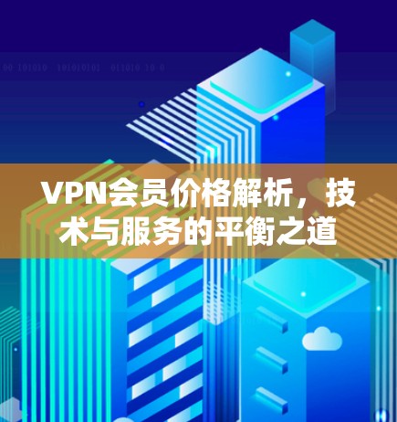 VPN会员价格解析，技术与服务的平衡之道