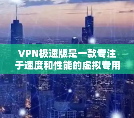 VPN极速版是一款专注于速度和性能的虚拟专用网络服务，旨在为用户提供快速、安全的网络连接。以下是对该VPN的详细分析和总结