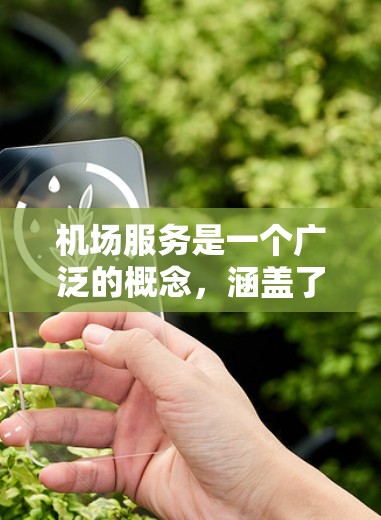 机场服务是一个广泛的概念，涵盖了机场内提供的各种服务和设施，旨在满足旅客的需求。以下是一些常见的机场服务和设施