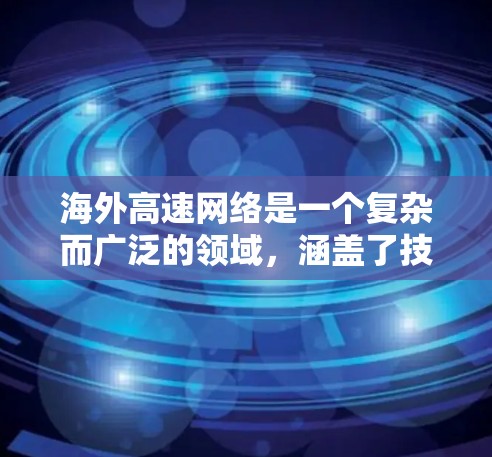 海外高速网络是一个复杂而广泛的领域，涵盖了技术、管理、安全和成本等多方面。以下是对海外高速网络的详细分析