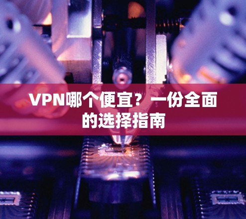 VPN哪个便宜？一份全面的选择指南
