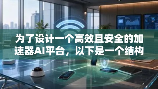 为了设计一个高效且安全的加速器AI平台，以下是一个结构化的解决方案，确保各个连接点稳定可靠，并支持大规模的AI任务