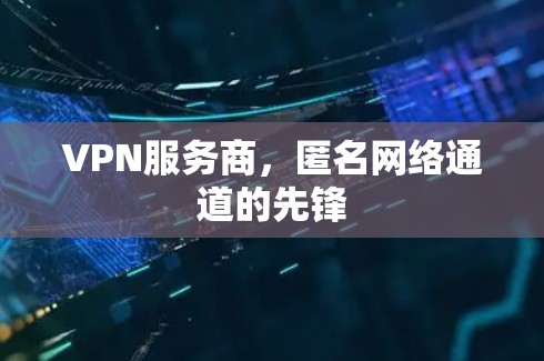 VPN服务商，匿名网络通道的先锋