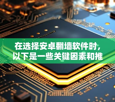 在选择安卓翻墙软件时，以下是一些关键因素和推荐，帮助你做出明智的选择