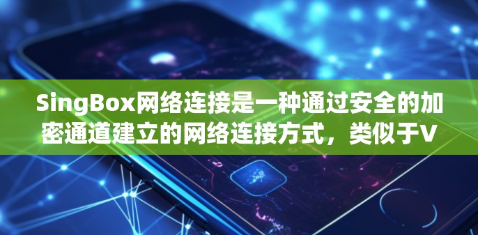 SingBox网络连接是一种通过安全的加密通道建立的网络连接方式，类似于VPN（虚拟专用网络）它主要用于保护数据安全，确保通信的隐私和完整性。以下是对SingBox网络连接的详细分析