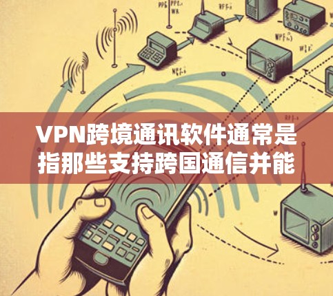 VPN跨境通讯软件通常是指那些支持跨国通信并能够加密或匿名化通讯的应用程序。这些软件可以帮助用户在不同国家或地区之间安全地进行通讯，避免被监控或侵犯隐私。以下是一些常见的跨境通讯软件和相关推荐