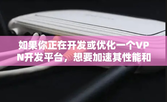 如果你正在开发或优化一个VPN开发平台，想要加速其性能和功能开发，可以从以下几个方面入手