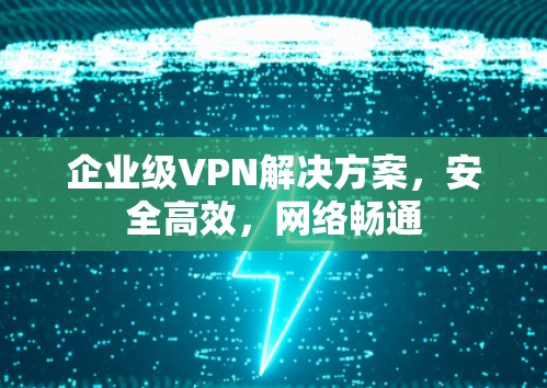 企业级VPN解决方案，安全高效，网络畅通