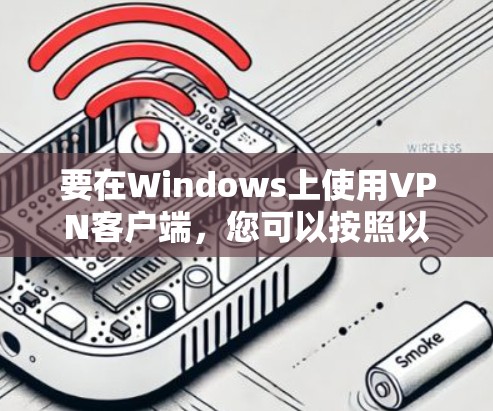 要在Windows上使用VPN客户端，您可以按照以下步骤操作
