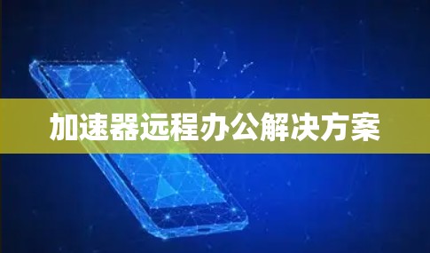 加速器远程办公解决方案