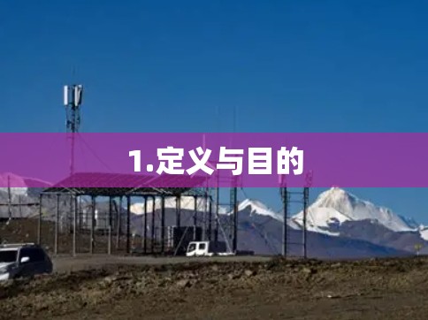 1.定义与目的
