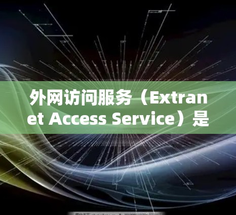 外网访问服务（Extranet Access Service）是一种允许外部用户通过安全的方式访问公司或组织内部网络的服务。以下是对外网访问服务的详细分析和总结