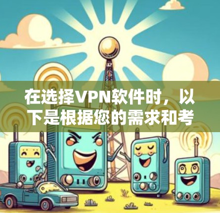 在选择VPN软件时，以下是根据您的需求和考虑因素提出的建议