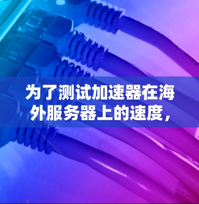 为了测试加速器在海外服务器上的速度，您可以按照以下步骤进行