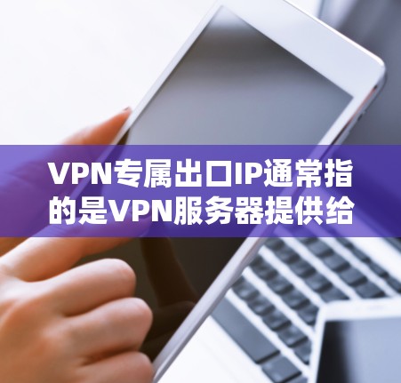 VPN专属出口IP通常指的是VPN服务器提供给用户的外部IP地址，用于与外部网络进行通信。以下是关于VPN出口IP的一些关键点