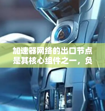 加速器网络的出口节点是其核心组件之一，负责连接内部网络与外部网络，通过优化数据传输来提升整体性能。以下是对出口节点的详细分析