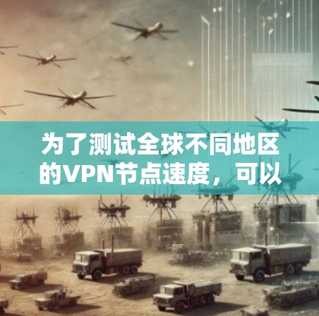 为了测试全球不同地区的VPN节点速度，可以按照以下步骤进行