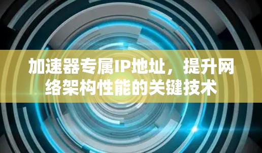 加速器专属IP地址，提升网络架构性能的关键技术