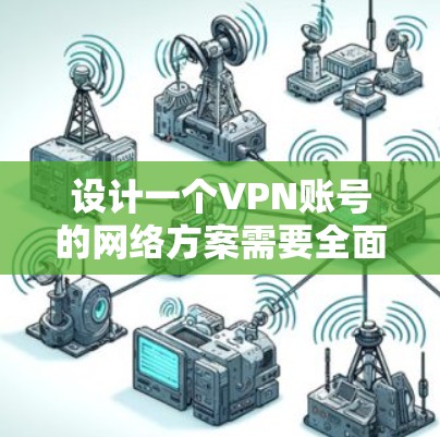 设计一个VPN账号的网络方案需要全面考虑多个方面，确保安全性、易用性和扩展性。以下是一个结构化的方案