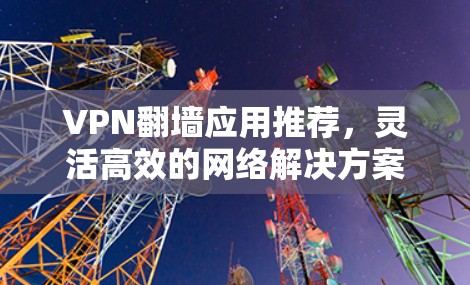 VPN翻墙应用推荐，灵活高效的网络解决方案