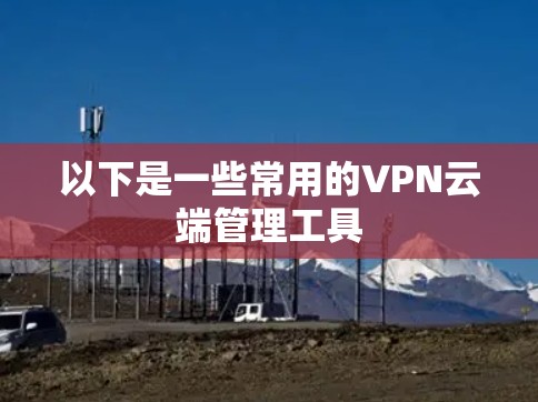 以下是一些常用的VPN云端管理工具