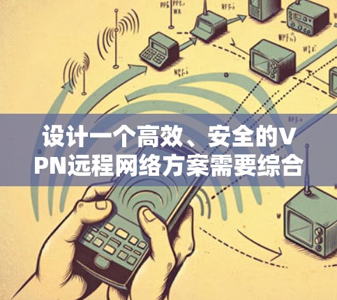 设计一个高效、安全的VPN远程网络方案需要综合考虑多个因素，以下是一个结构化的方案