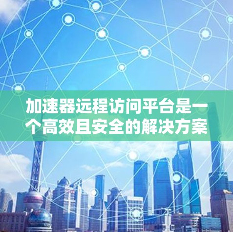 加速器远程访问平台是一个高效且安全的解决方案，旨在帮助用户在防火墙保护下访问内部网络。以下是对该平台的详细分析和结论