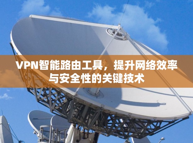 VPN智能路由工具，提升网络效率与安全性的关键技术