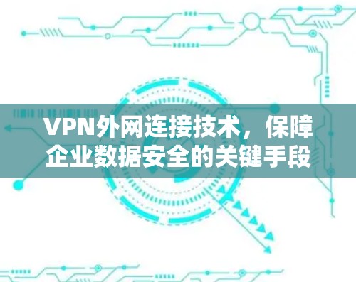VPN外网连接技术，保障企业数据安全的关键手段