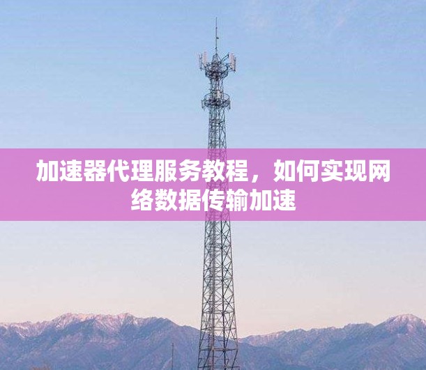 加速器代理服务教程，如何实现网络数据传输加速