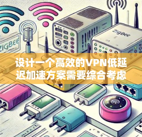 设计一个高效的VPN低延迟加速方案需要综合考虑多个方面，以下是一个有条理的解决方案