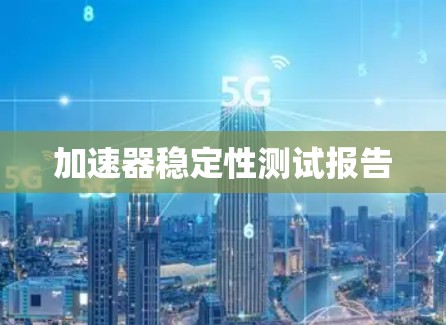 加速器稳定性测试报告