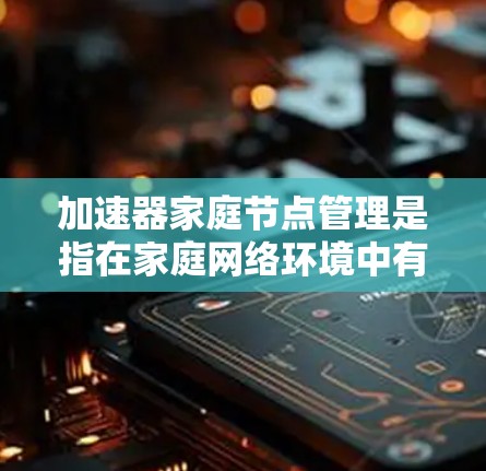 加速器家庭节点管理是指在家庭网络环境中有效配置和管理加速器，以提升数据传输性能。以下是对该过程的分步骤总结