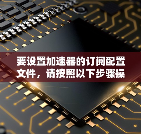 要设置加速器的订阅配置文件，请按照以下步骤操作