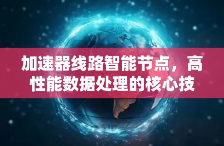 加速器线路智能节点，高性能数据处理的核心技术