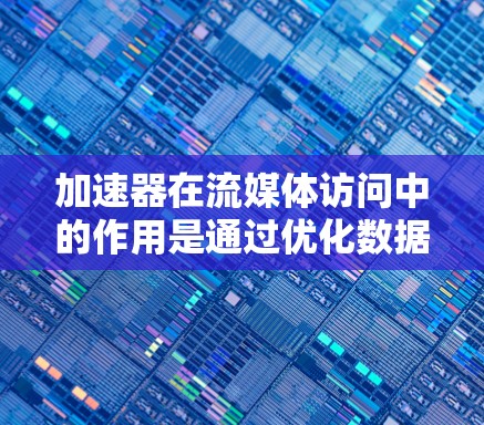 加速器在流媒体访问中的作用是通过优化数据传输路径和利用多种技术手段来提高内容的下载和播放速度，从而提升用户体验。以下是对加速器流媒体访问的详细分析