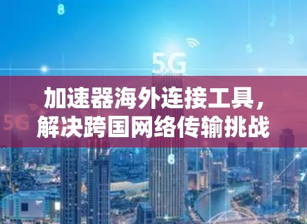 加速器海外连接工具，解决跨国网络传输挑战