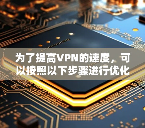 为了提高VPN的速度，可以按照以下步骤进行优化和调整