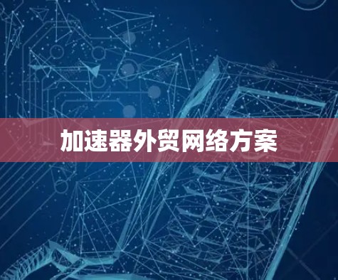 加速器外贸网络方案