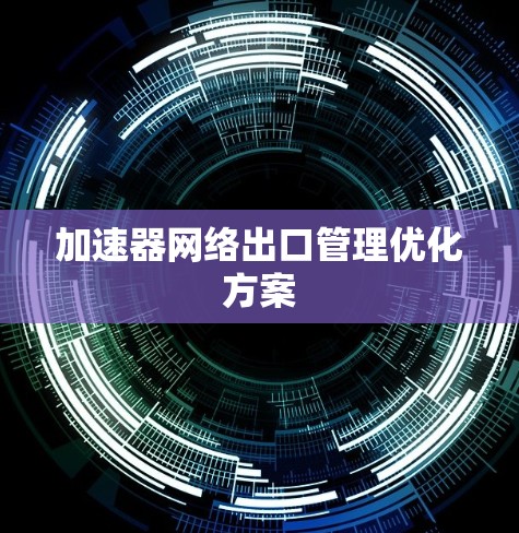 加速器网络出口管理优化方案