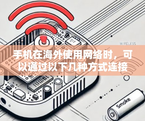 手机在海外使用网络时，可以通过以下几种方式连接网络