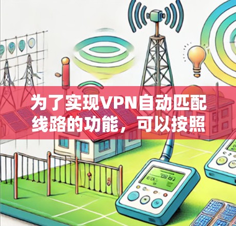为了实现VPN自动匹配线路的功能，可以按照以下步骤进行配置和设置