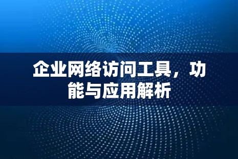 企业网络访问工具，功能与应用解析