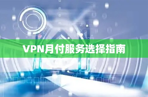 VPN月付服务选择指南
