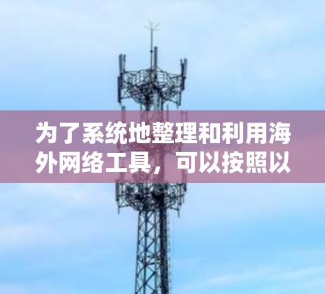 为了系统地整理和利用海外网络工具，可以按照以下分类和工具进行组织