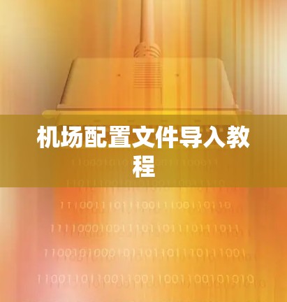 机场配置文件导入教程