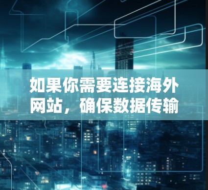 如果你需要连接海外网站，确保数据传输安全、稳定且高效，可以参考以下步骤和方法