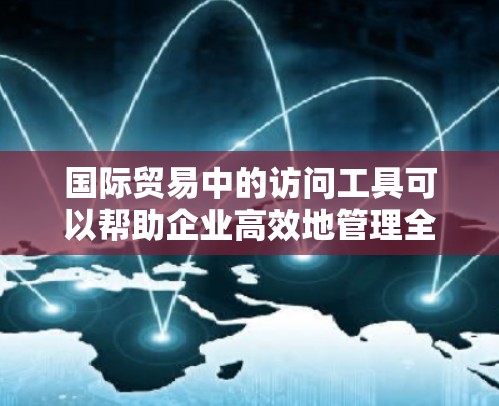 国际贸易中的访问工具可以帮助企业高效地管理全球供应链、优化资源配置和降低运营成本。以下是对每种工具的详细分析及其在国际贸易中的应用